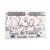 Image 2 : Lot #1117: GAME OF THRONES (TV SERIES, 2011-2019) - Season 6 Clapperboard Slates, Crew Jacket and Ba