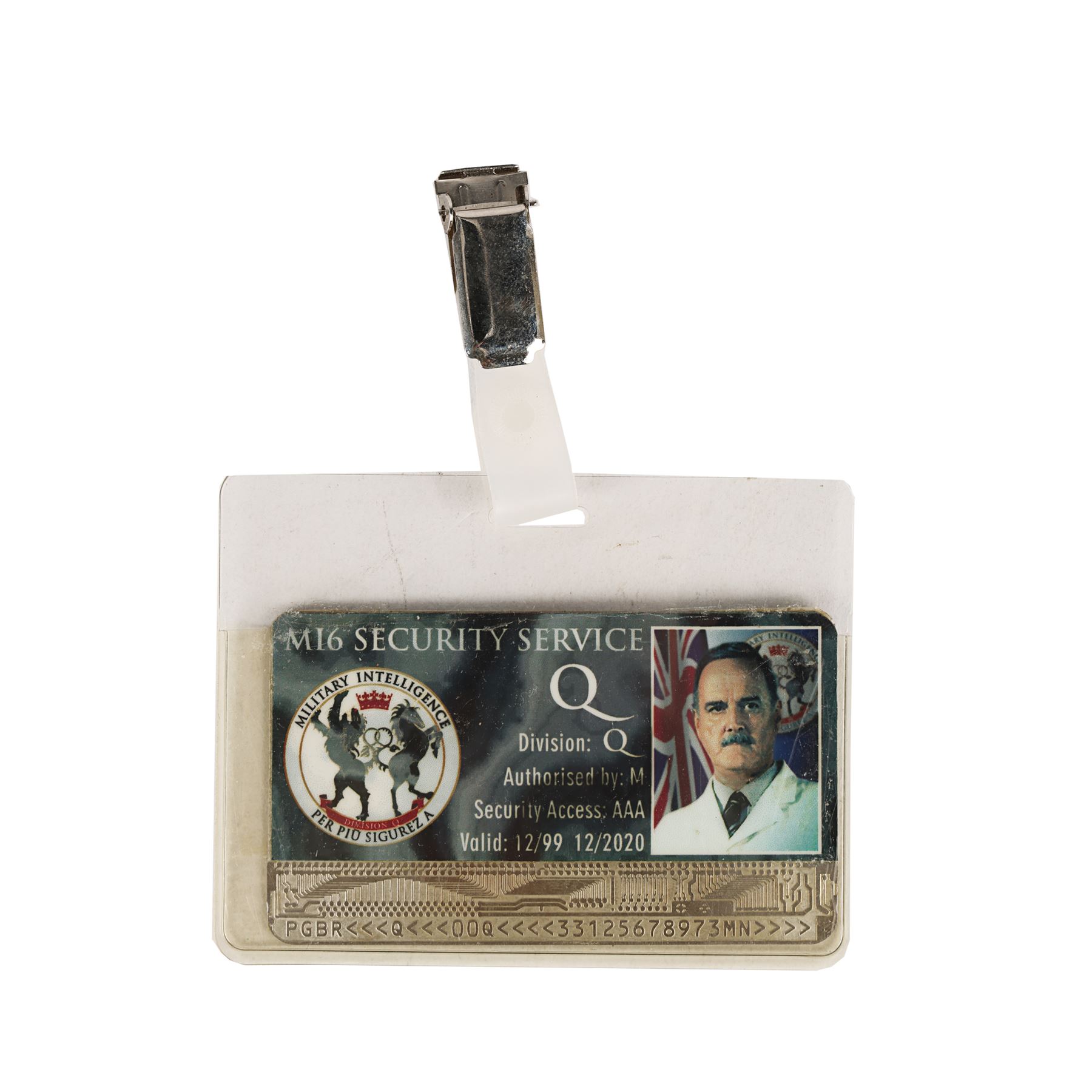 Lot 1302 JAMES BOND VARIOUS PRODUCTIONS Set of Six MI6 ID Cards