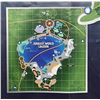 Image 2 : Lot #1327: JURASSIC WORLD (2015) - Brochure With Island Map