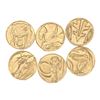 Image 1 : Lot #1413: MIGHTY MORPHIN POWER RANGERS: THE MOVIE (1995) - Set of Six Production-made Power Coins