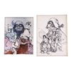 Image 1 : Lot #1637: STAR WARS: THE EMPIRE STRIKES BACK (1980) - William Plumb Collection: Pair of Hand-illust