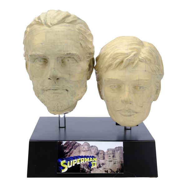 Lot #1667: SUPERMAN II (1980) - General Zod's (Terence Stamp) and Ursa's (Sarah Douglas) Mount Rushm