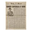 Image 2 : Lot #1671: SUPERMAN III (1983) - Set of Four Daily Planet Newspapers