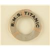 Image 2 : Lot #1702: TITANIC (1997) - Framed Miniature Life Preserver