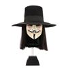 Image 2 : Lot #1732: V FOR VENDETTA (2005) - V Face Mask and Wig Hat