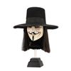 Image 3 : Lot #1732: V FOR VENDETTA (2005) - V Face Mask and Wig Hat
