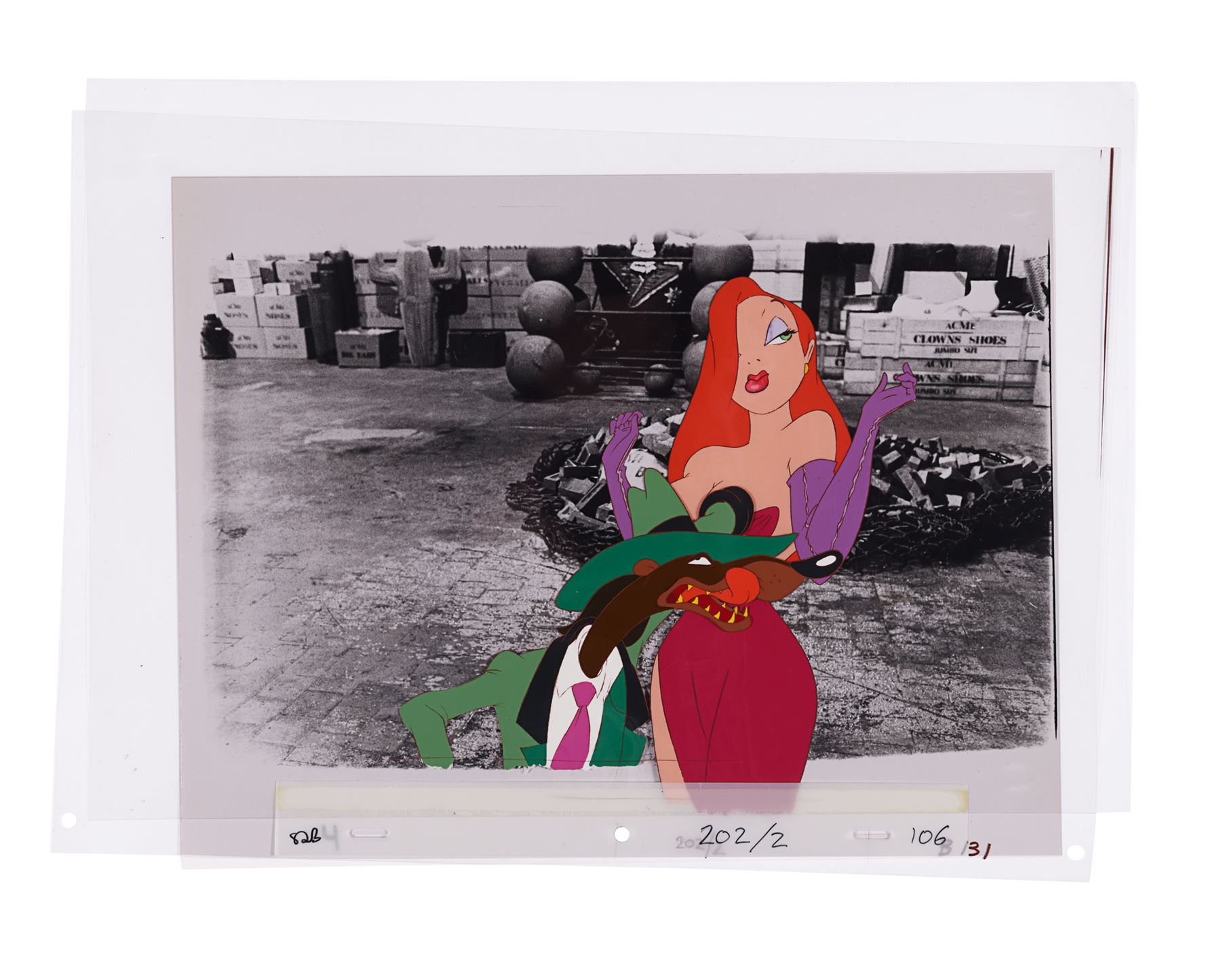 Lot #1756: WHO FRAMED ROGER RABBIT (1988) - Hand-painted Toon Patrol ...