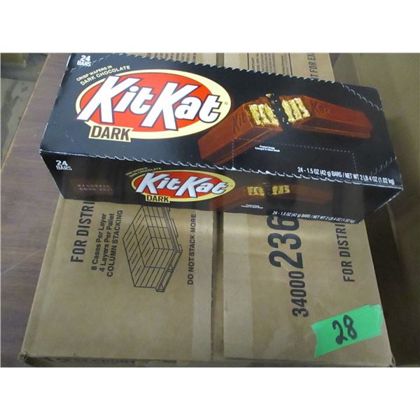DARK CHOCOLATE KIT KAT BARS (24 X 1.5 OZ) PER BOX