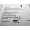Image 2 : 14K Rose Gold Diamond Pendant w/45 Round Cut Diamonds and 26 Round Cut