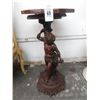 Image 1 : Cherub Figural Round Pedestal Side Table