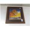 Image 1 : Lion Framed Wall Art - 20 x 24