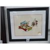 Image 1 : Flinstone Framed Giclee - 18 x 20