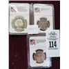 Image 1 : Susan B. Anthony Proof Coin, Liberty Half Dollars (2)