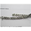 Image 2 : 14K WG Diamond Bracelet w/132 Round Cut Diamonds.  Diamonds Are Prong Set