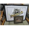 Image 1 : Framed Aviation Wall Art Lope's Hope w/Framed Tiger Art