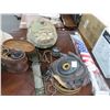 Image 2 : Vintage Military Phone, Binnoculars, Cammo Helmet, Car Flag, Hat