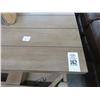 Image 2 : Tan Louver Door Plank Style Lift Top Coffee/End Table Set