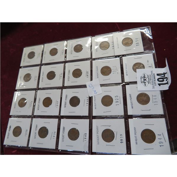 Wheat Pennies - 20