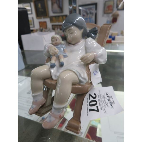 Lladro Girl w/Doll