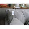 Image 2 : Grey Cloth 2 Section Sofa w/Lounger