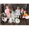 Image 1 : Asst. Collector Dolls, Plush Bears - 9 Pc.