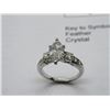 Image 2 : 18K WG Ring w/8 Round Cut Diamonds.  Diamonds are Prong Set 4.2g -