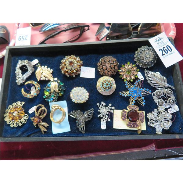 20-Ornate Brooches - 20 X $