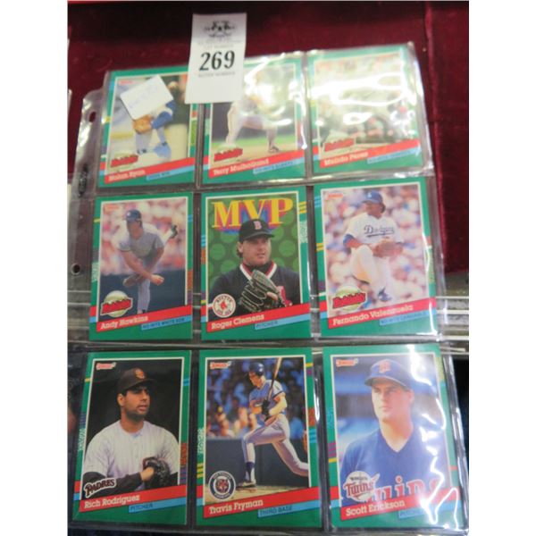 Baseball Trading Cards Nolan Ryan, Roger Clemens