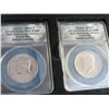 Image 2 : 2 JFK Anniversary Edition Coins w/COA