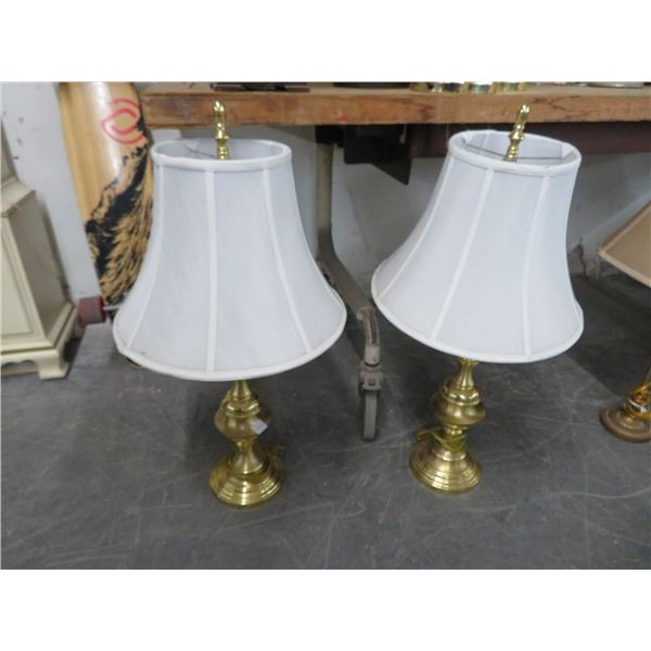 Brass Lamps - Pr.