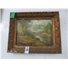 Image 1 : Vintage Oil On Board River Scene Framed and Artist Signed