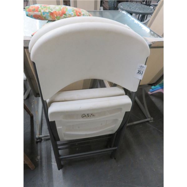 Lifetime Folding Plastic Chairs - 2