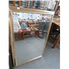 Image 1 : Large Brass Trim Beveled Mirror - 30 x 38 - No Shipping