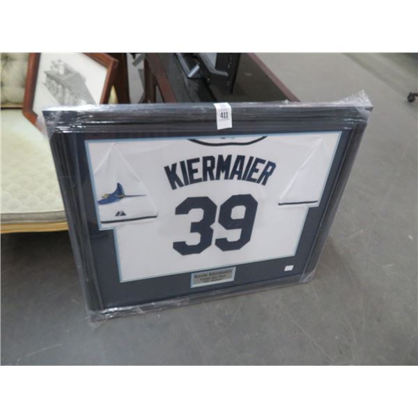 Kevin Kiermaier Framed TB Rays Jersey