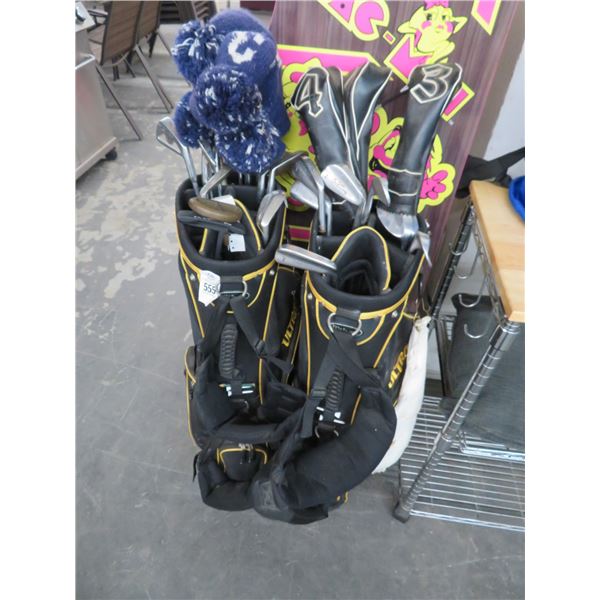 Golf Clubs w/Bags - 2 Sets