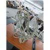 Image 1 : Ornate Grey Leaf Motif 6 Light Chandelier