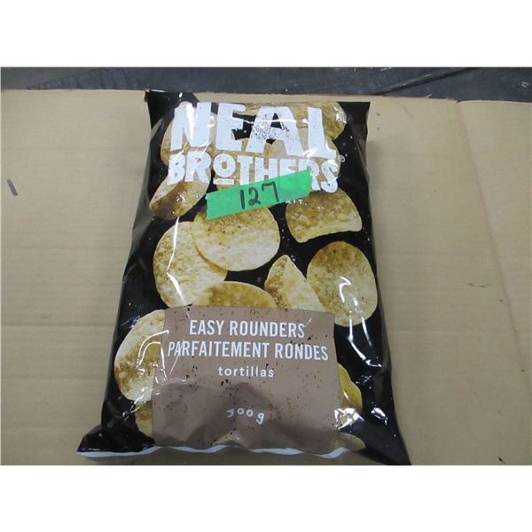 SHELF PULLS (AS IS) BROTHERS ROUNDER CHIPS (300G) PER BAG
