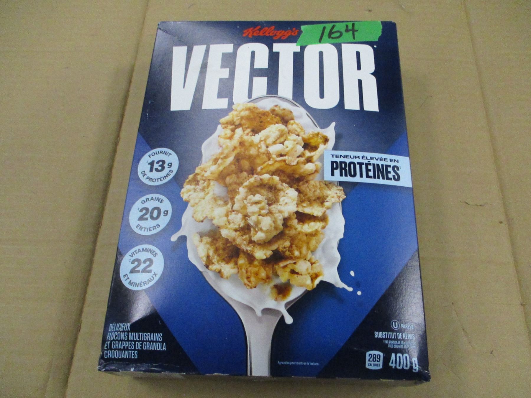 SHELF PULLS (AS IS): VECTOR CEREAL (400G) - BOX