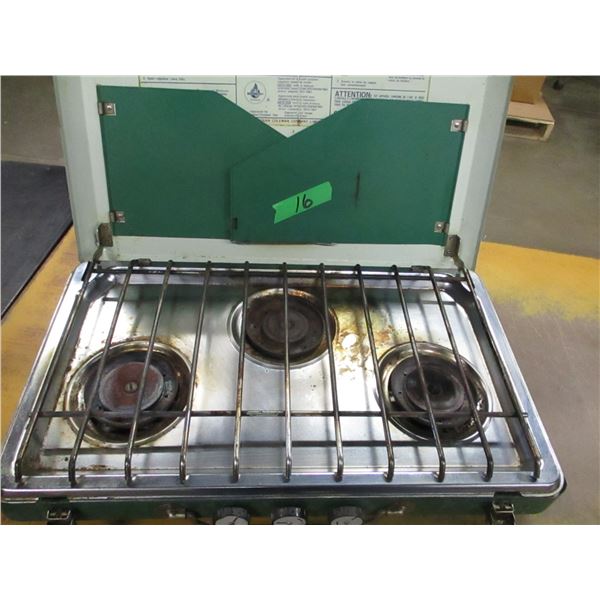 ESTATE:  3 BURNER PROPANE STOVE