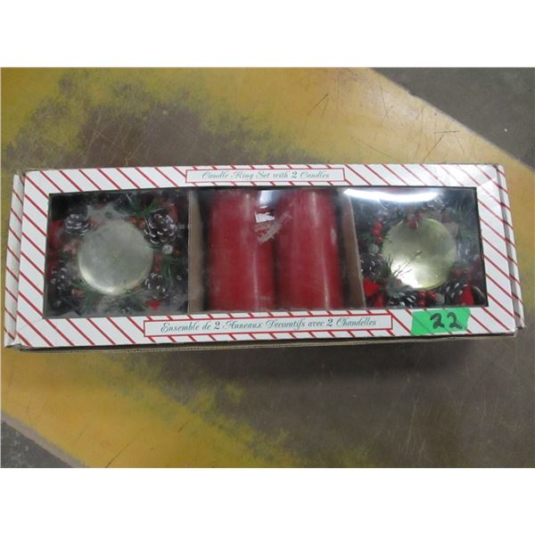 ESTATE:  PILLAR CANDLE SET