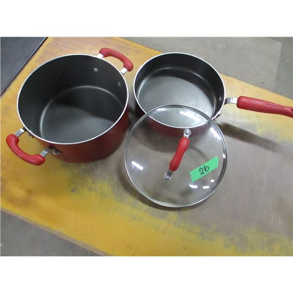 ESTATE:  KITCHENAID FRYING PAN, POT & LID
