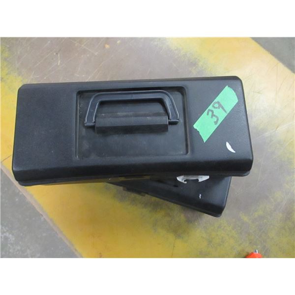 ESTATE:  2 BLACK BOXES (APPROX. 12" X 5.5" X 4")