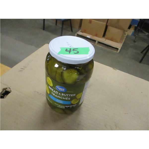 ESTATE:  BREAD & BUTTER PICKLES (1L) - JAR