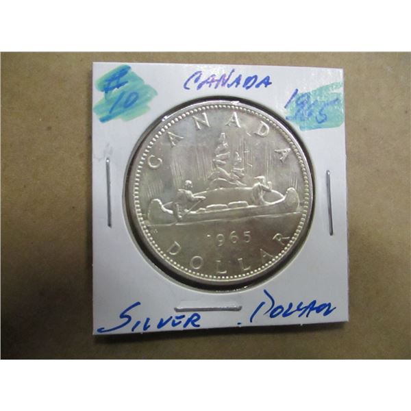 1965 CANADA SILVER DOLLAR