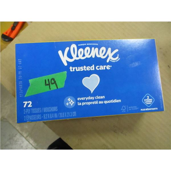 ESTATE:  TISSUES (72 COUNT) - PER BOX