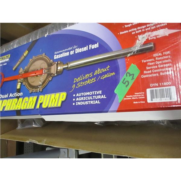 NEW:  GAS OR DIESEL DIAPHRAM FUEL PUMP