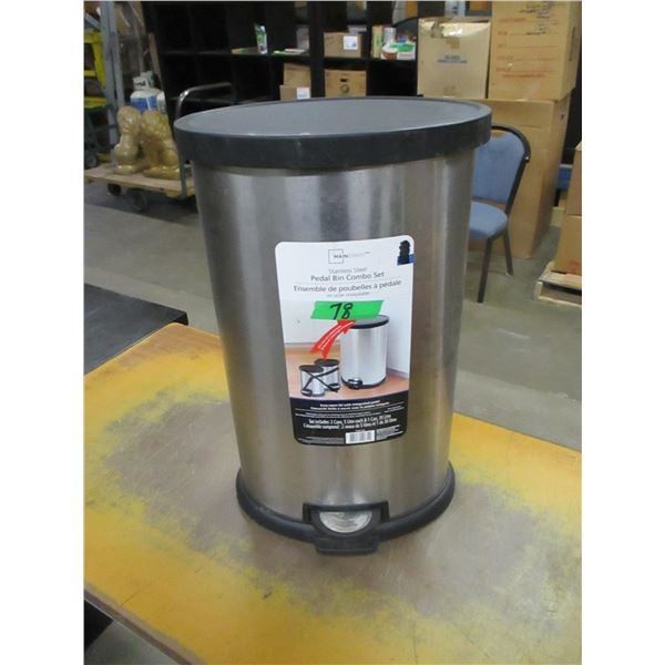 ESTATE:  STEP GARBAGE CAN