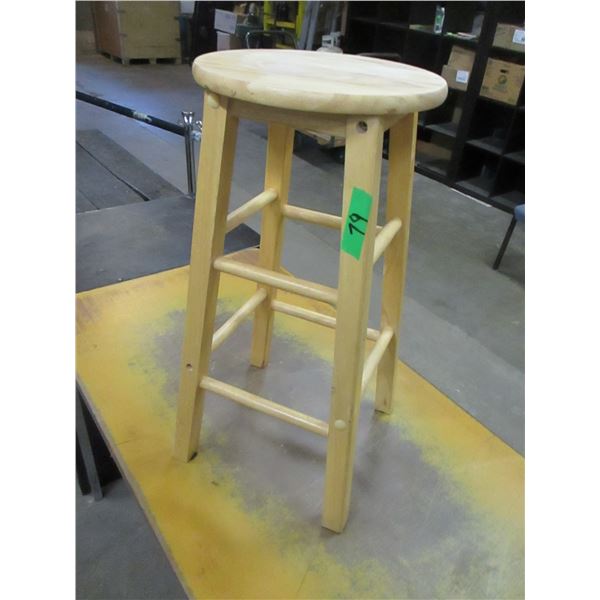 ESTATE:  WOODEN STOON (24" HIGH)