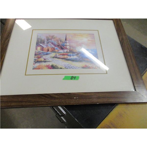 ESTATE:  PICTURE OF CHURCH & FIELD