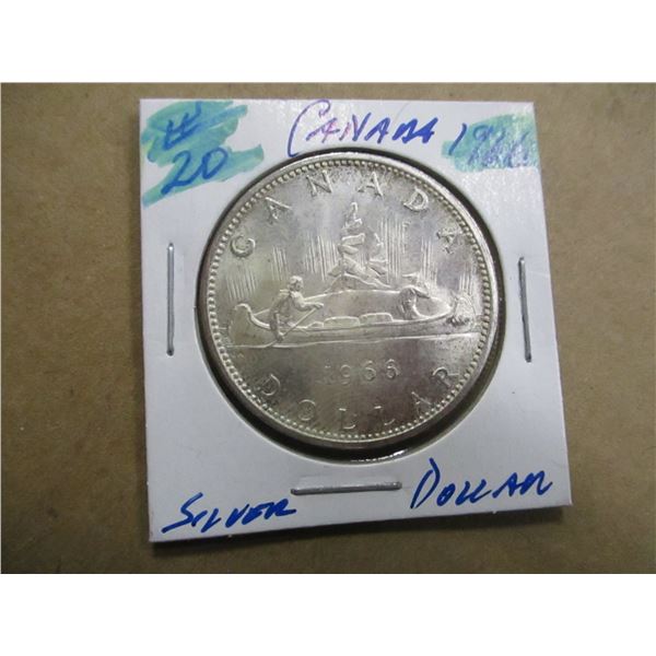 1966 CANADA SILVER DOLLAR